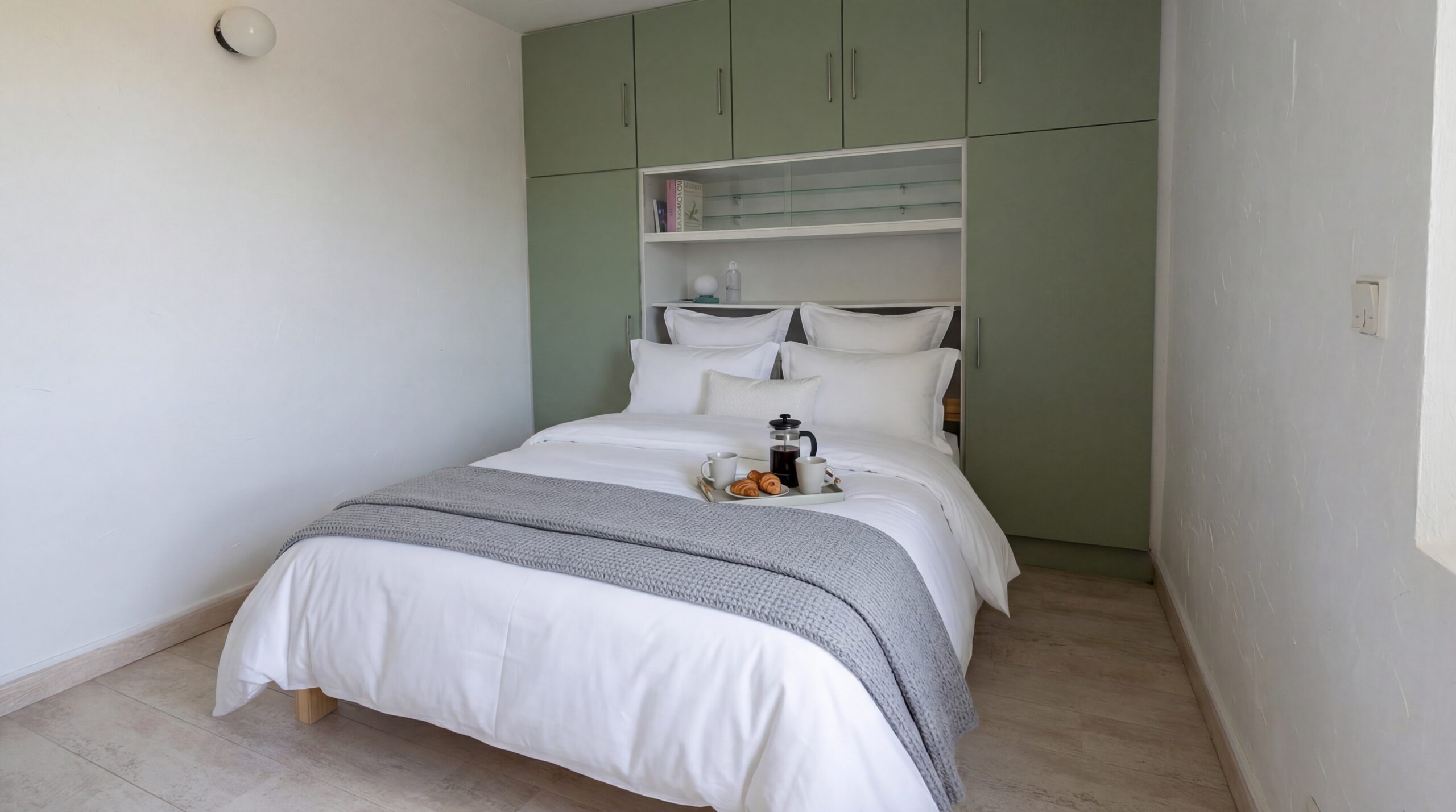 Chambre colocation après rénovation Narbonne