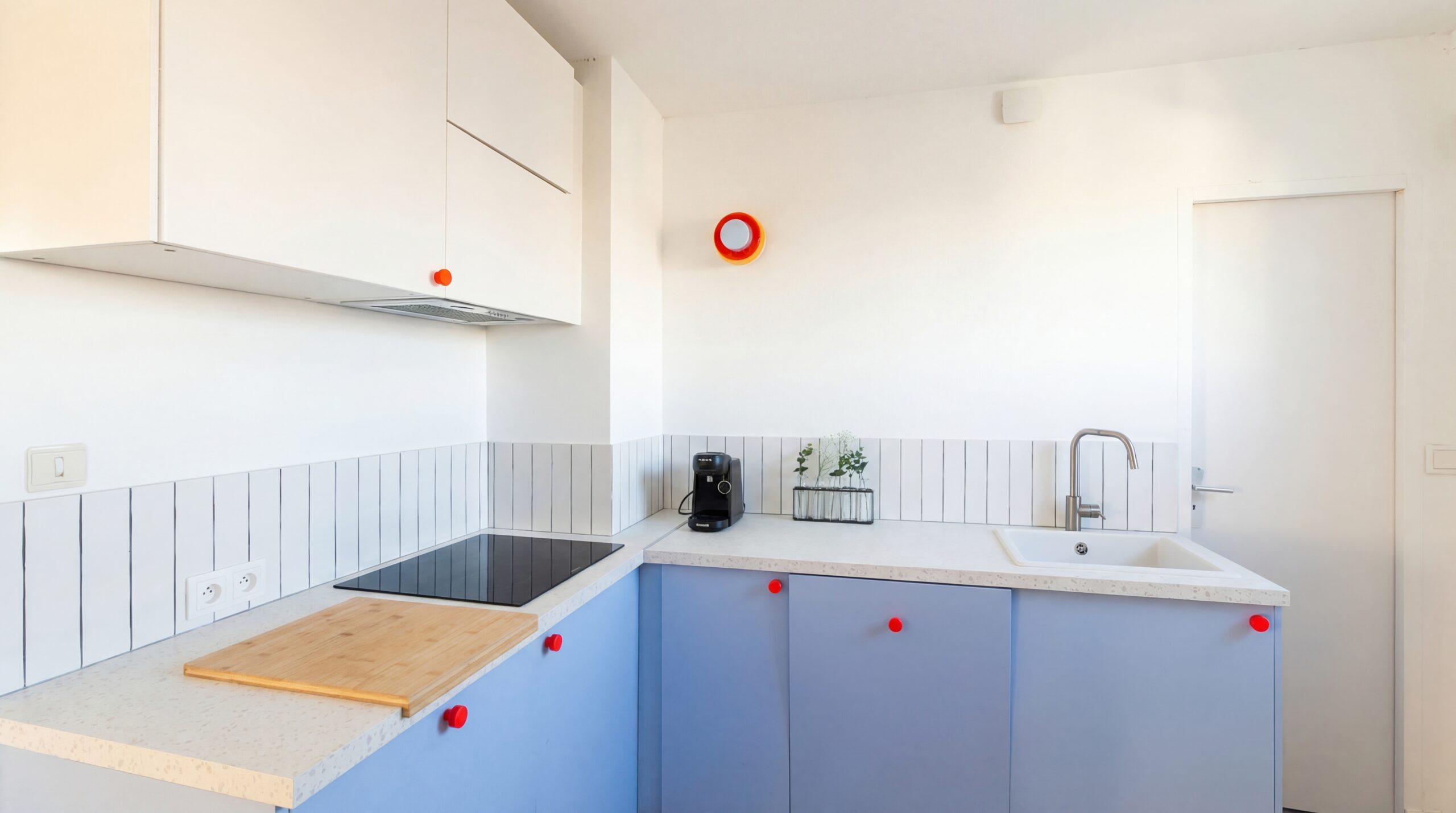 Cuisine colocation après rénovation investissement locatif