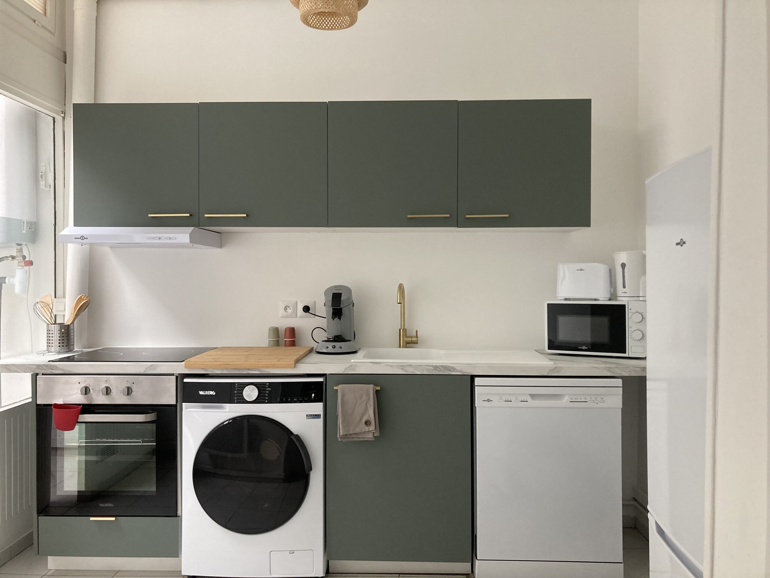 Rénovation cuisine immeuble après travaux location meublée