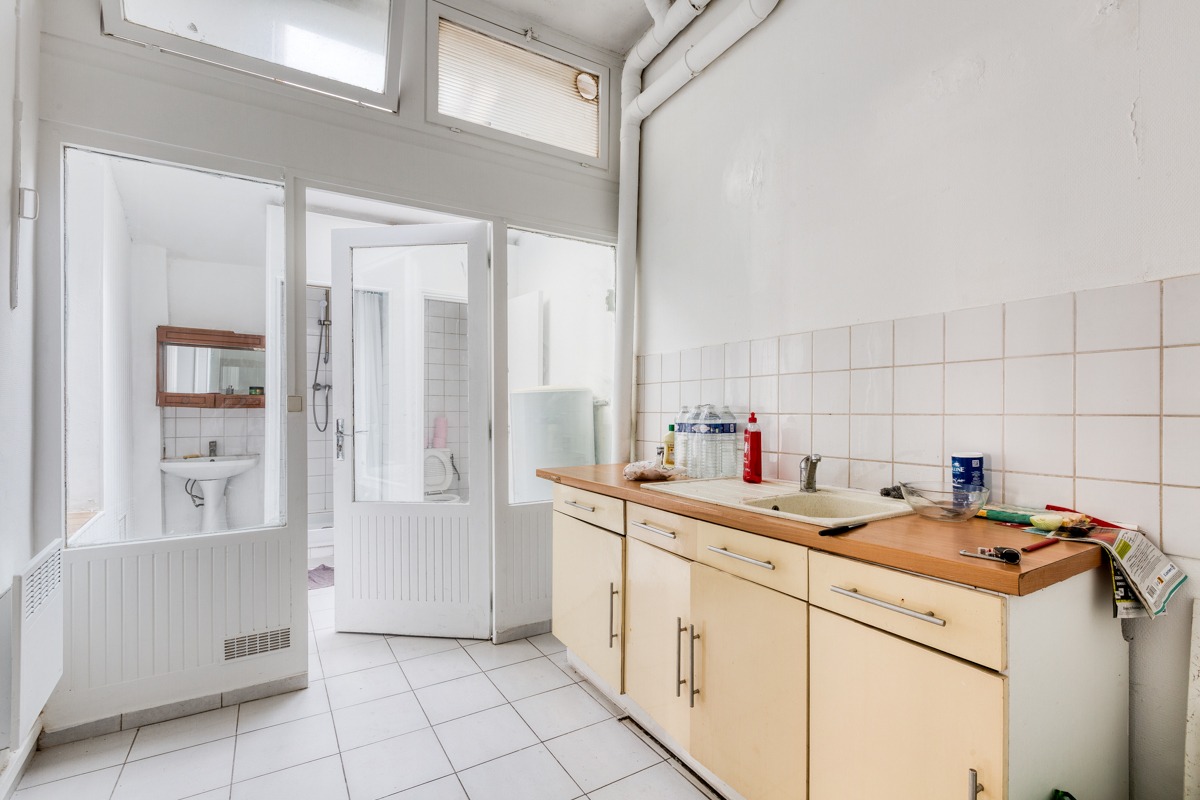Rénovation cuisine immeuble avant travaux premier investissement