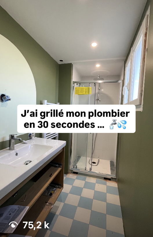 Rénovation salle de bain plombier chantier immobilier locatif