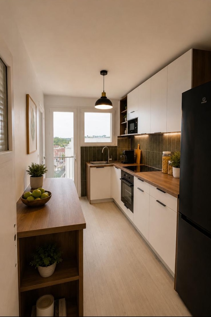 Cuisine après rénovation — investissement locatif rentable coaching Goproprio